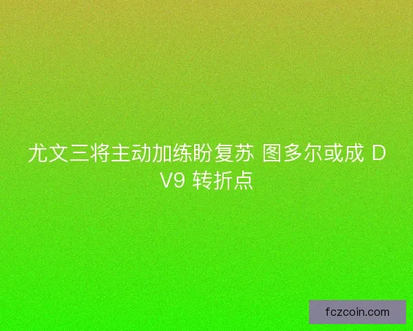 尤文三将主动加练盼复苏 图多尔或成 DV9 转折点